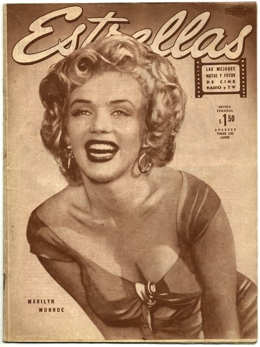 ESTRELLAS magazine side cover September 1956