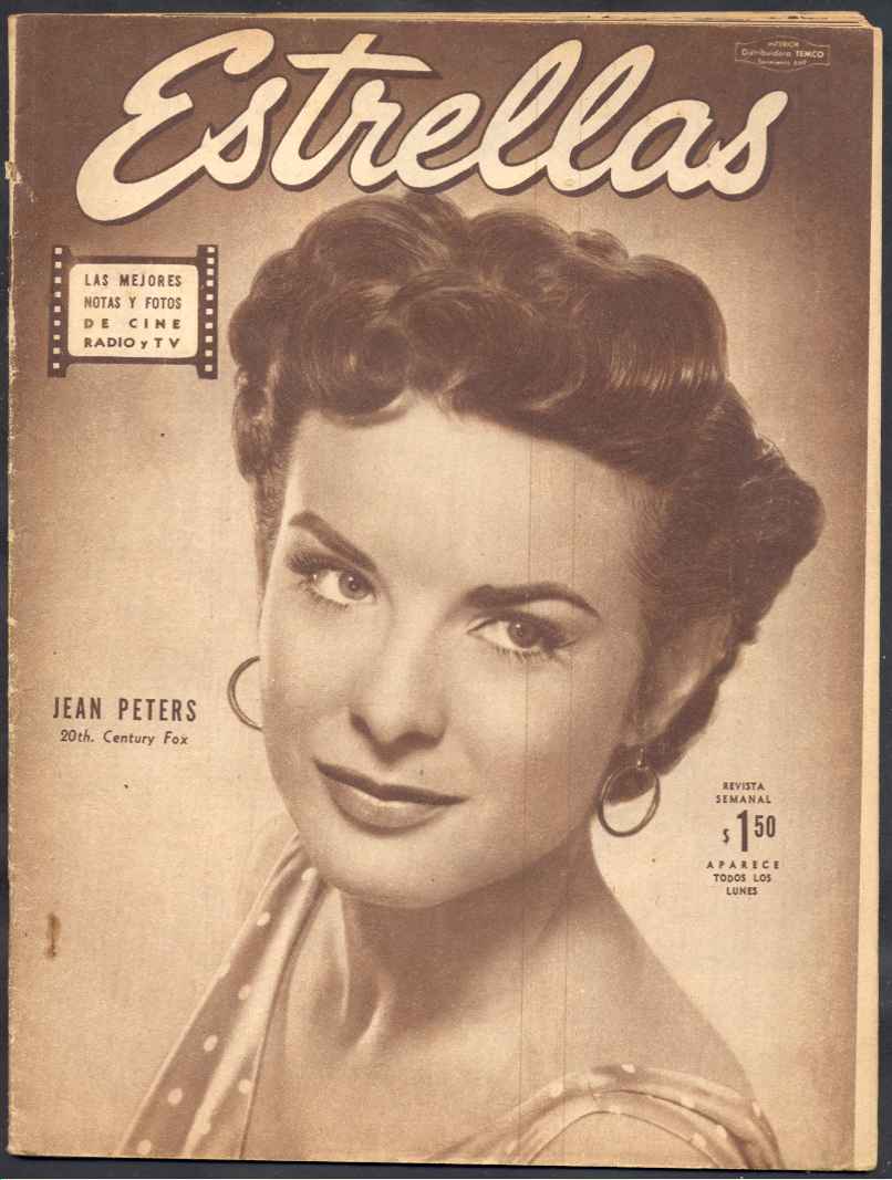 ESTRELLAS magazine side cover Issue 73 12 November 1956