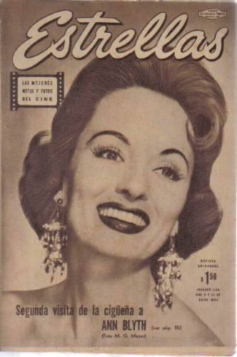 ESTRELLAS magazine side cover Issue 43  1956
