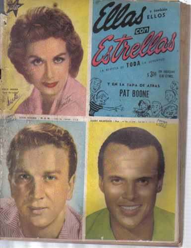 ESTRELLAS magazine side cover Issue 89 April 1958