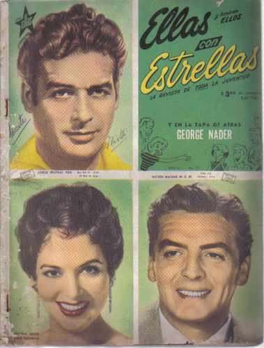 ESTRELLAS magazine side cover Issue 90 May 1958