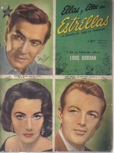 ESTRELLAS magazine side cover Issue 95 July 1958