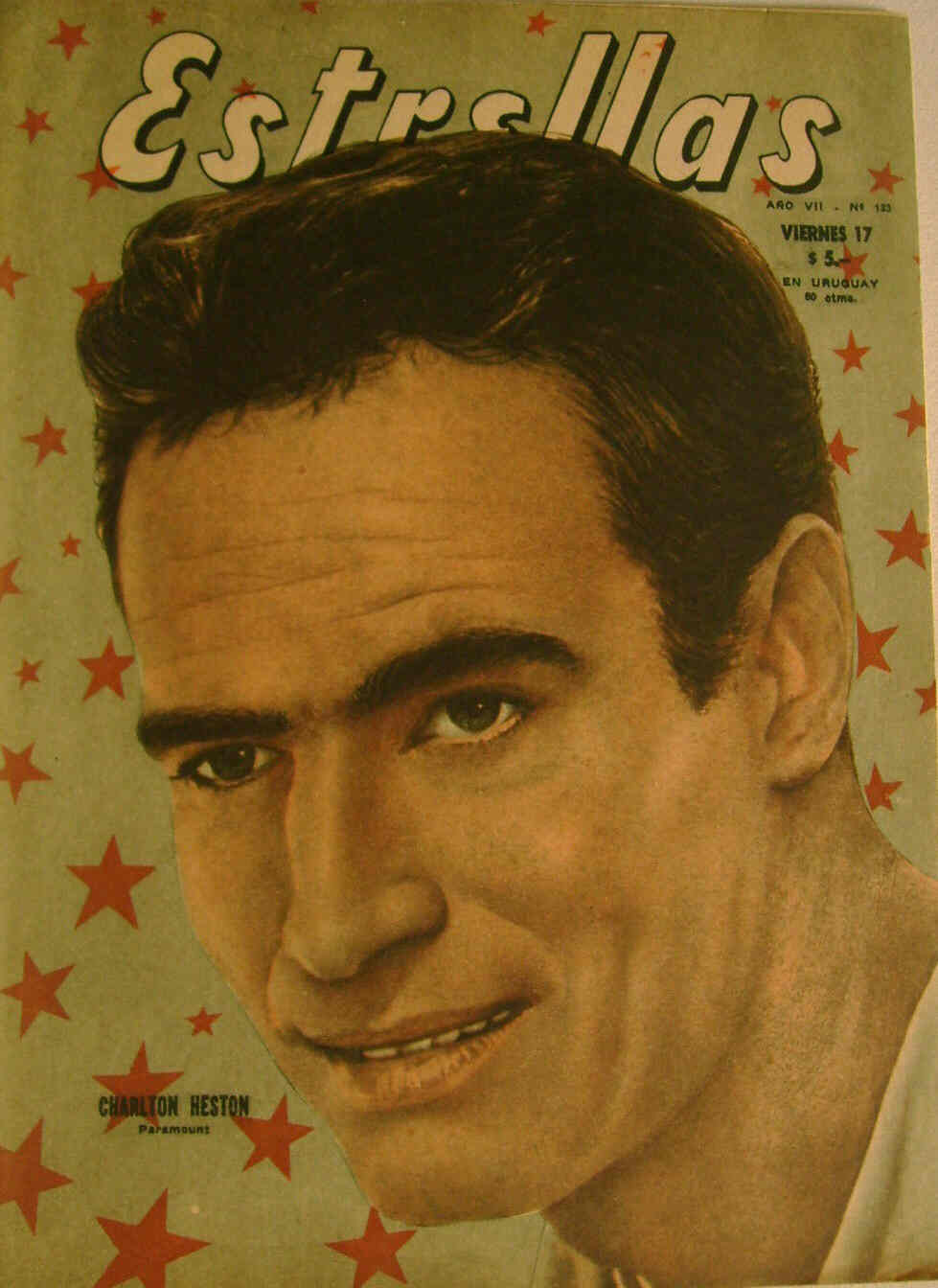 ESTRELLAS magazine side cover Issue 133 10 July 1959