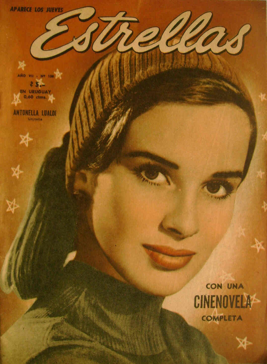 ESTRELLAS magazine side cover Issue 138 20 August 1959