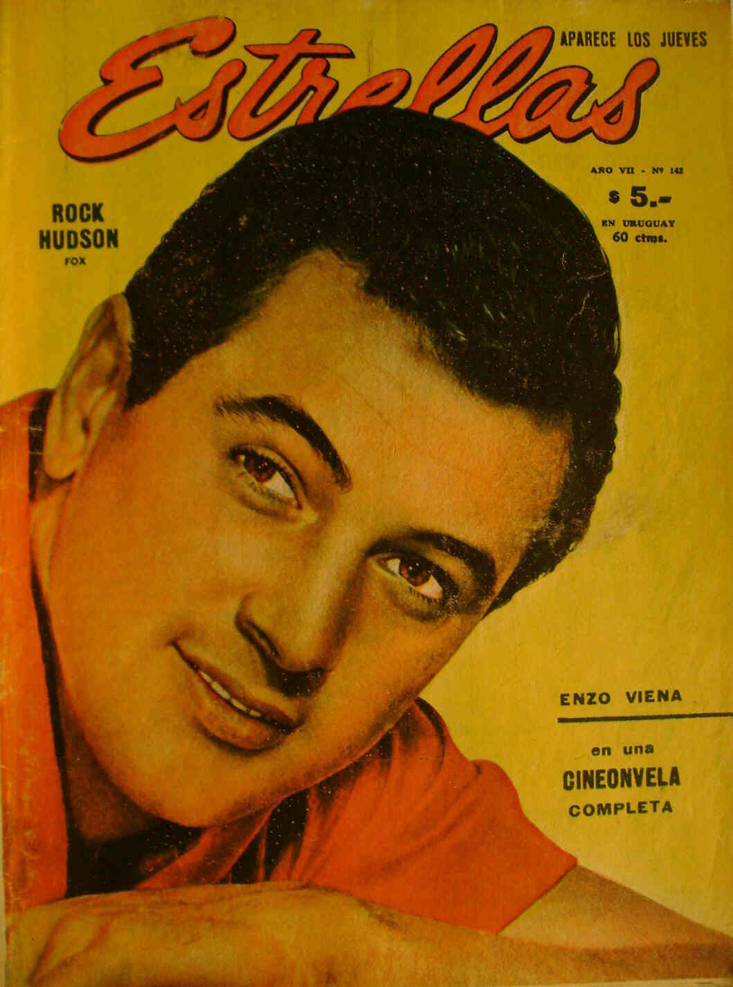 ESTRELLAS magazine side cover Issue 142 17 September 1959