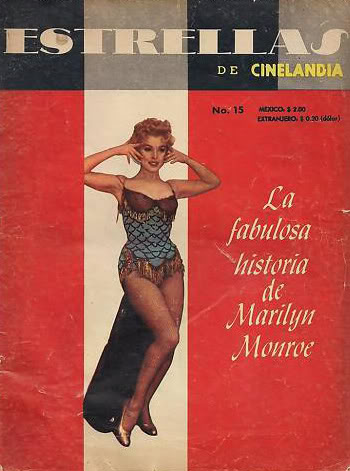 ESTRELLAS DE CINELANDIA magazine side cover Issue 15  1959
