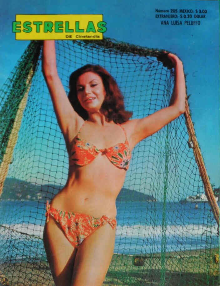 ESTRELLAS DE CINELANDIA magazine side cover Issue 205 17 September 1966