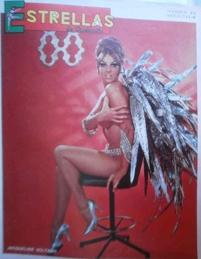 ESTRELLAS DE CINELANDIA magazine side cover Issue 270 1 November 1969