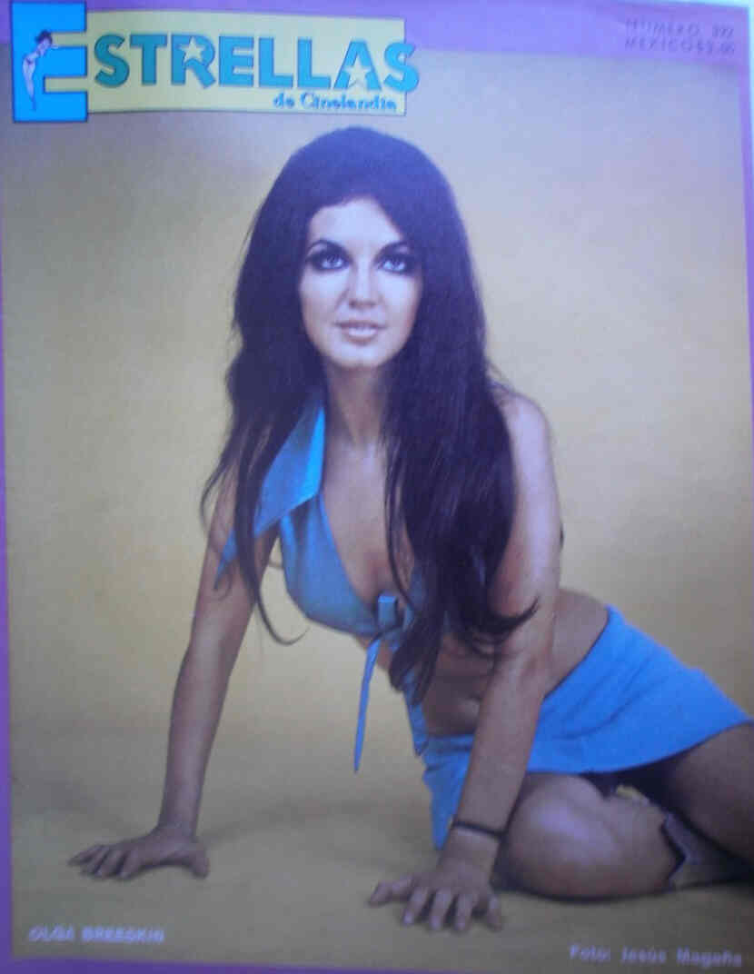 ESTRELLAS DE CINELANDIA magazine side cover Issue 322 31 October 1970