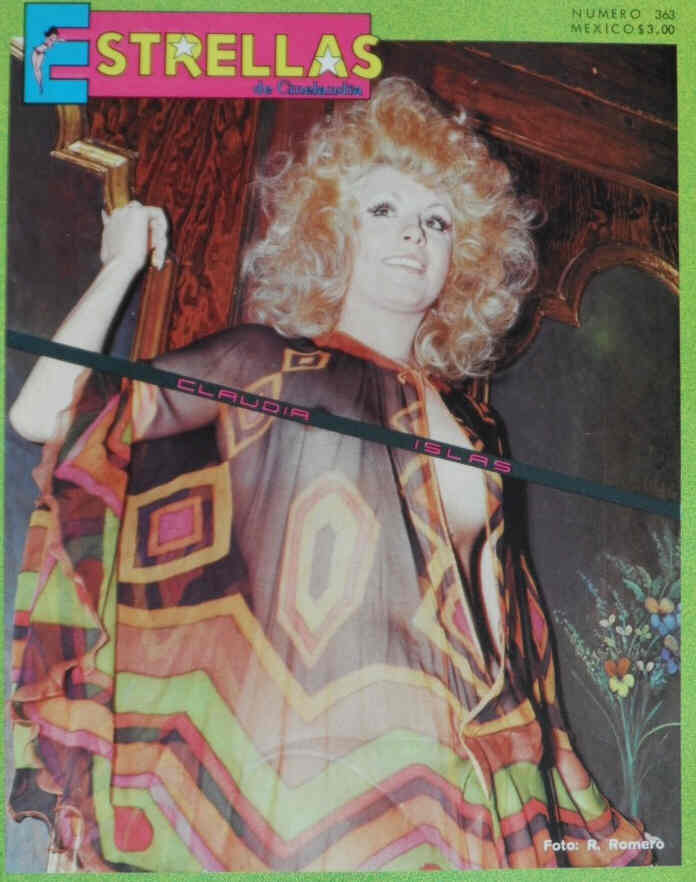ESTRELLAS DE CINELANDIA magazine side cover Issue 363 14 August 1971