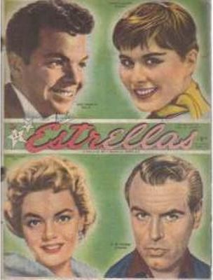 ESTRELLAS magazine side cover Issue 104  1958