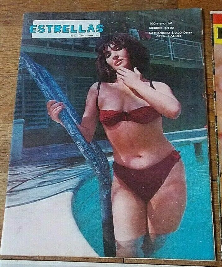 ESTRELLAS DE CINELANDIA magazine side cover Issue 145 2 August 1965
