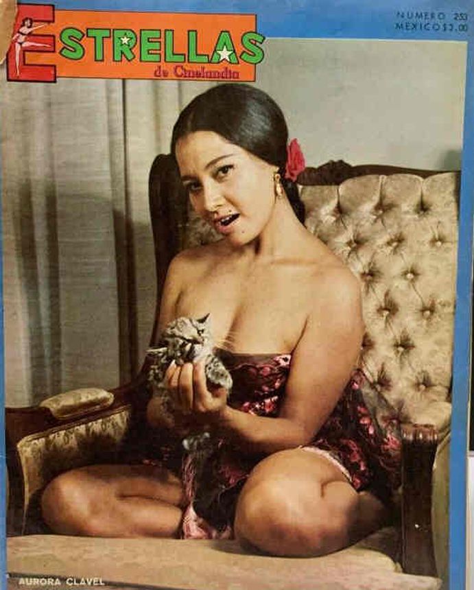 ESTRELLAS DE CINELANDIA magazine side cover Issue 253  1969