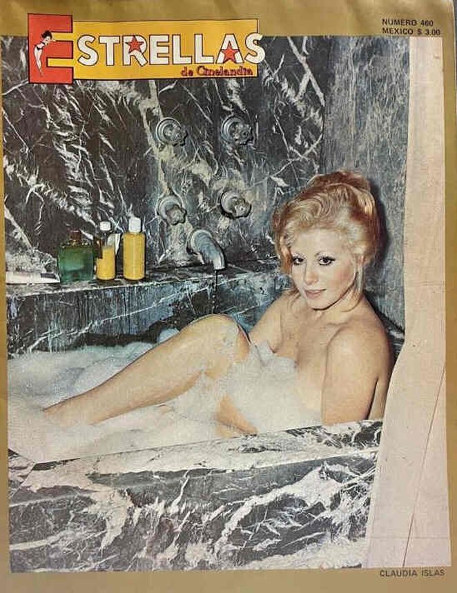 ESTRELLAS DE CINELANDIA magazine side cover Issue 460 26 June 1973