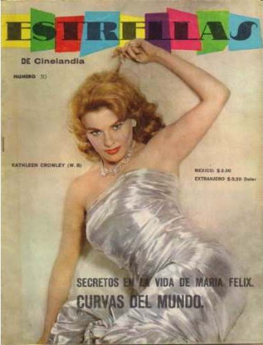 ESTRELLAS DE CINELANDIA magazine side cover  Unknown issue  1962