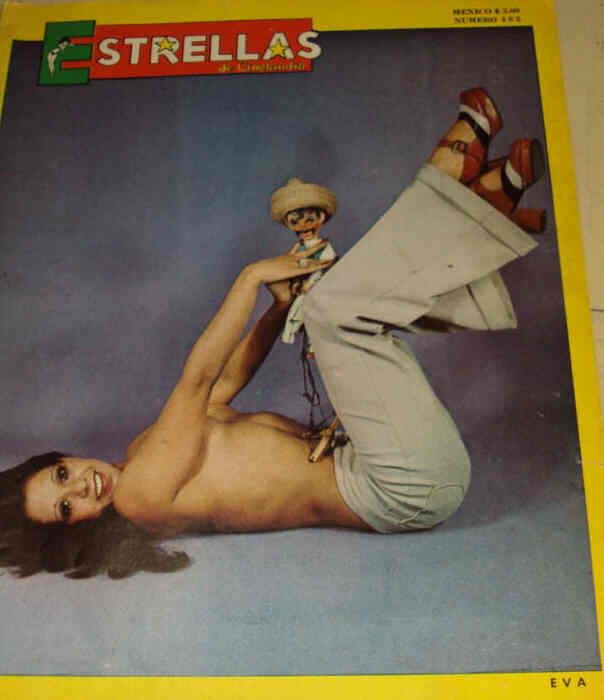 ESTRELLAS DE CINELANDIA magazine side cover  Unknown issue  1973