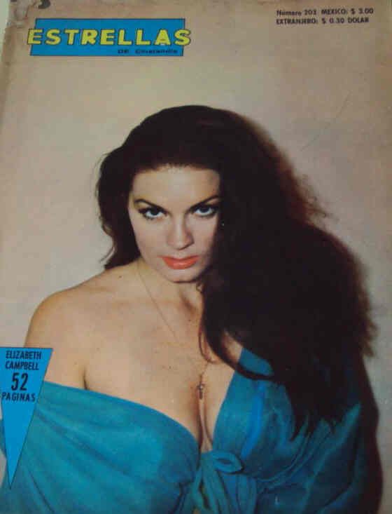 ESTRELLAS DE CINELANDIA magazine side cover Issue 203  1966