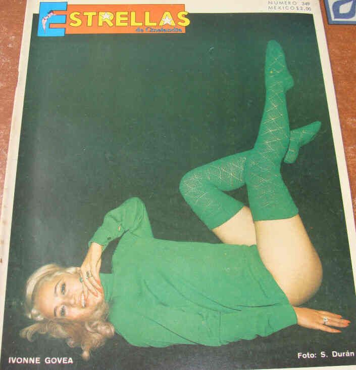 ESTRELLAS DE CINELANDIA magazine side cover Issue 349 7 May 1971