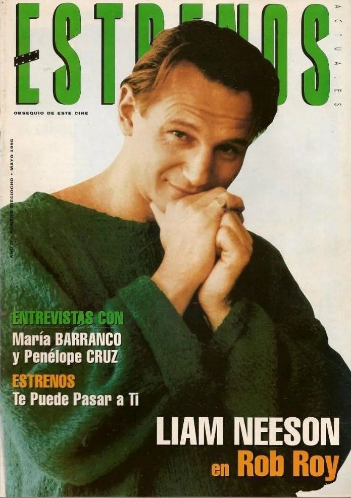 ESTRENOS DE CINE magazine side cover Issue 18 May 1995