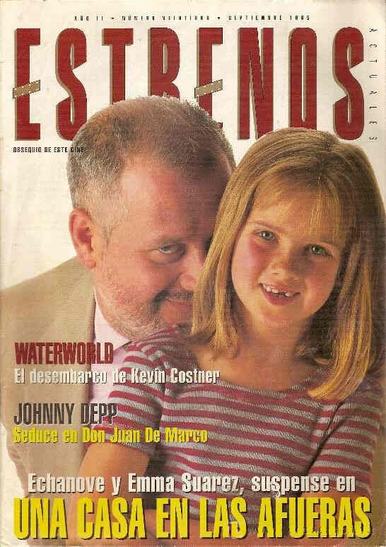 ESTRENOS DE CINE magazine side cover Issue 21 September 1995