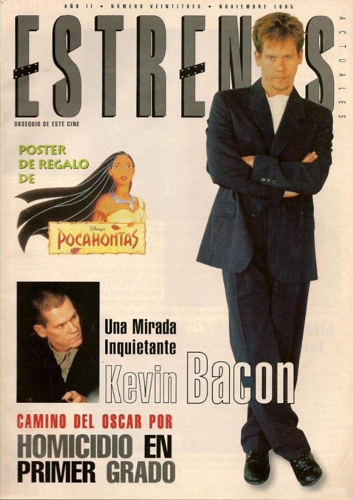ESTRENOS DE CINE magazine side cover Issue 23 November 1995