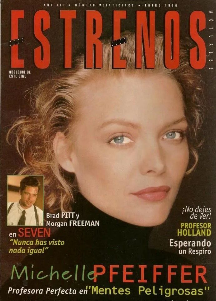 ESTRENOS DE CINE magazine side cover Issue 25 January 1996