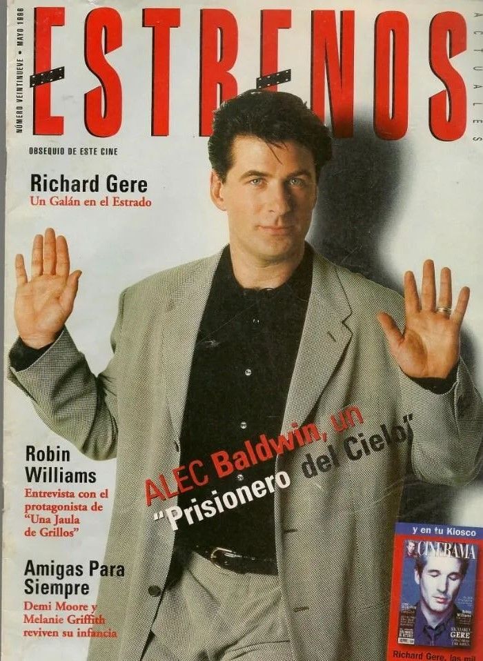 ESTRENOS DE CINE magazine side cover Issue 29 May 1996