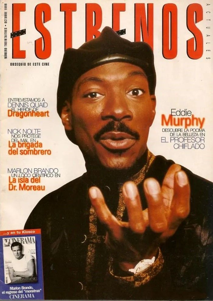 ESTRENOS DE CINE magazine side cover Issue 33 October 1996