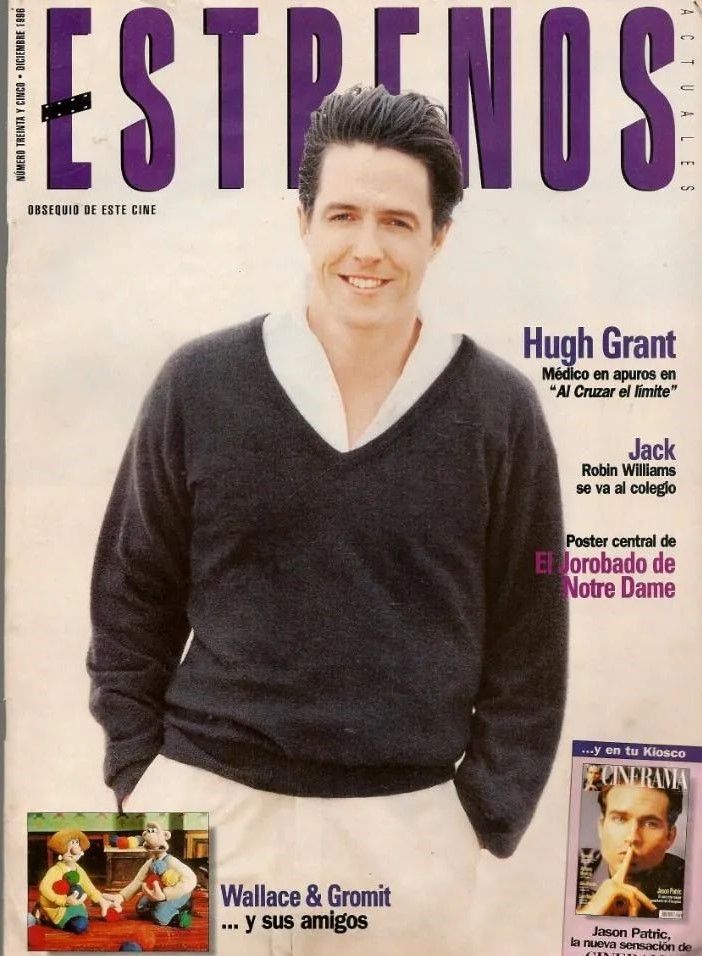 ESTRENOS DE CINE magazine side cover Issue 35 December 1996