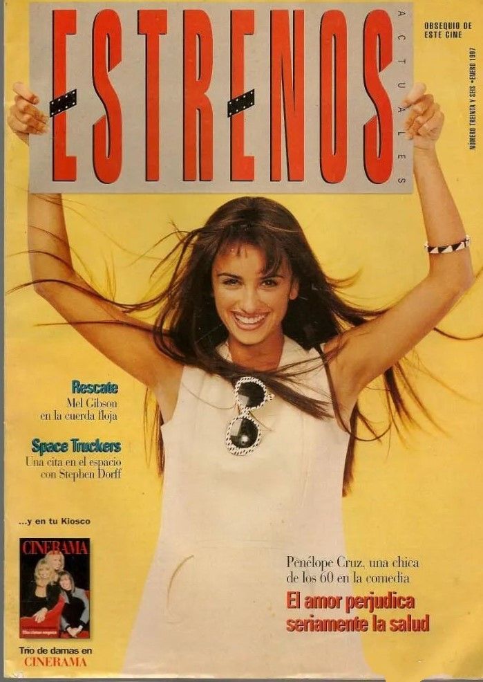 ESTRENOS DE CINE magazine side cover Issue 36 January 1997