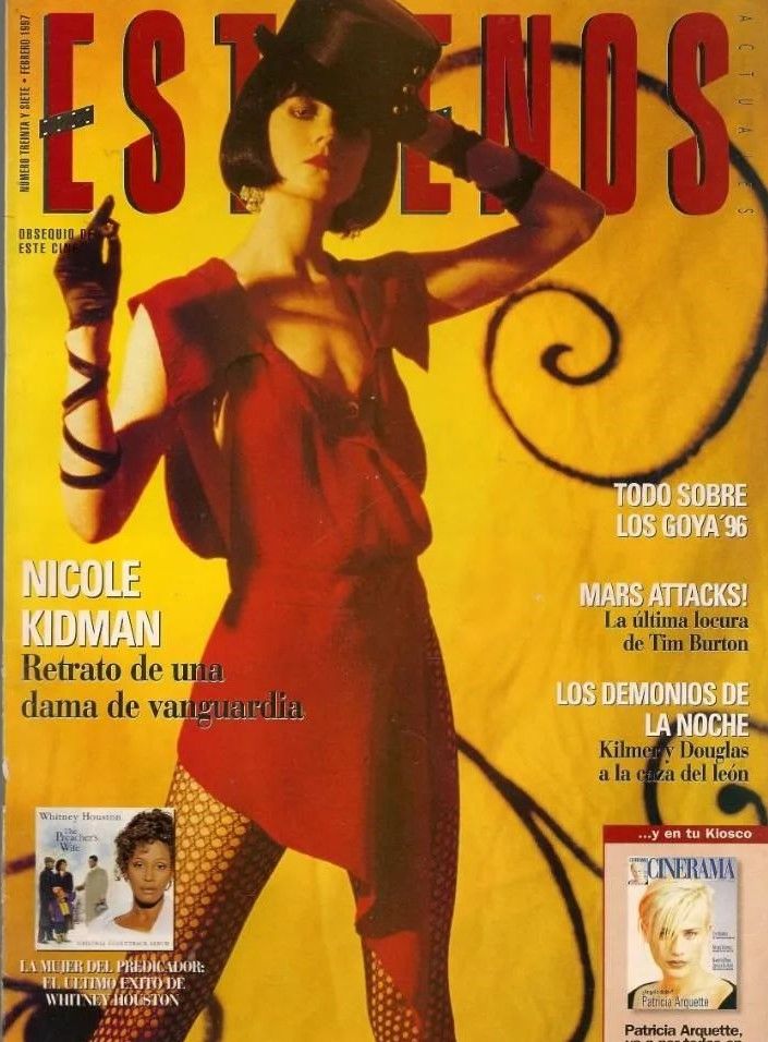 ESTRENOS DE CINE magazine side cover Issue 37 February 1997