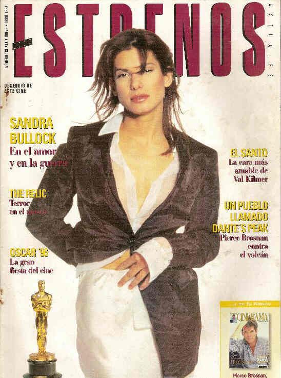 ESTRENOS DE CINE magazine side cover Issue 39 April 1997