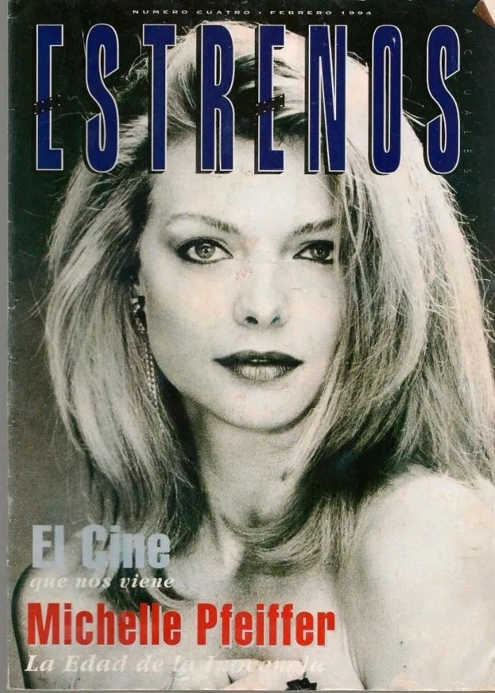 ESTRENOS DE CINE magazine side cover Issue 4 February 1994