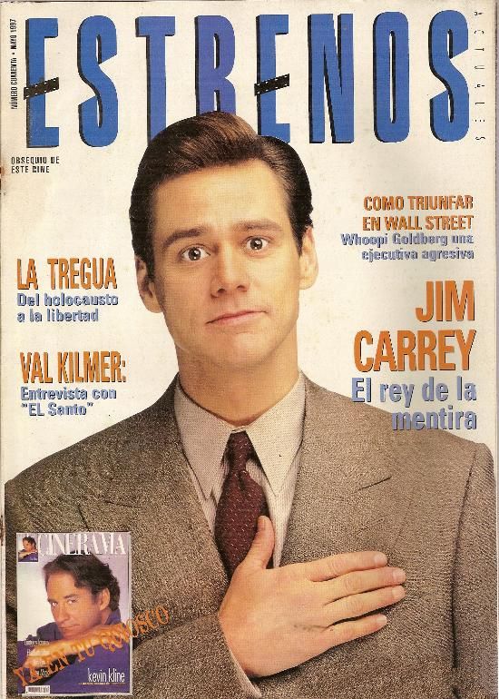 ESTRENOS DE CINE magazine side cover Issue 40 May 1997