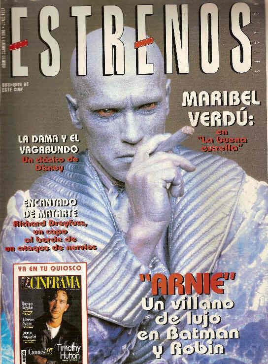 ESTRENOS DE CINE magazine side cover Issue 41 June 1997