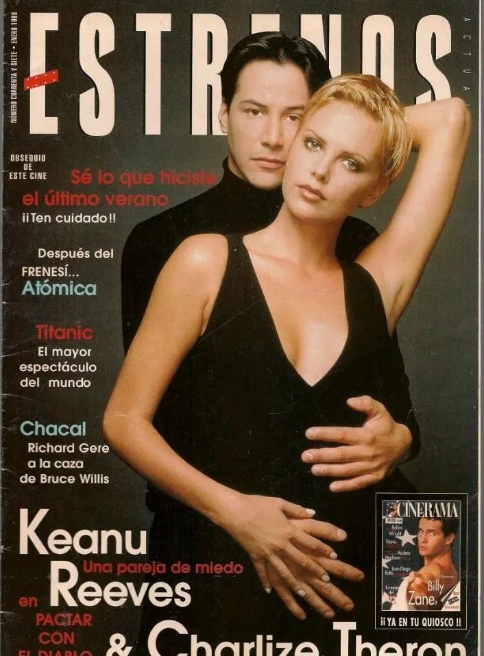 ESTRENOS DE CINE magazine side cover Issue 47 January 1998