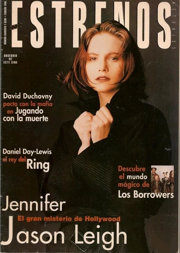 ESTRENOS DE CINE magazine side cover Issue 48 February 1998