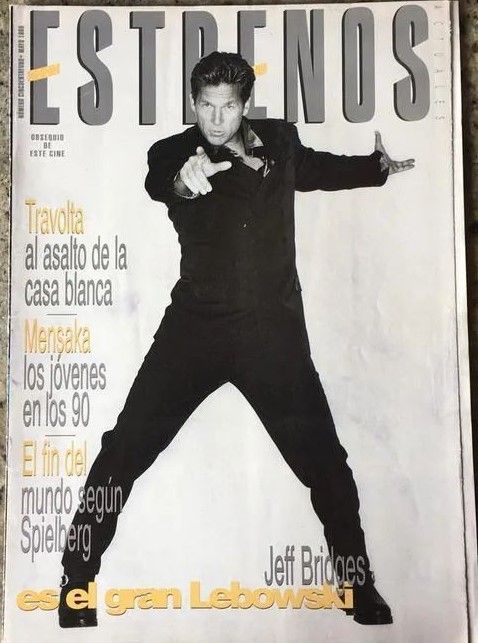 ESTRENOS DE CINE magazine side cover Issue 51 May 1998
