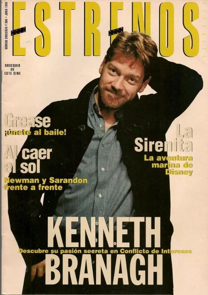 ESTRENOS DE CINE magazine side cover Issue 52 June 1998