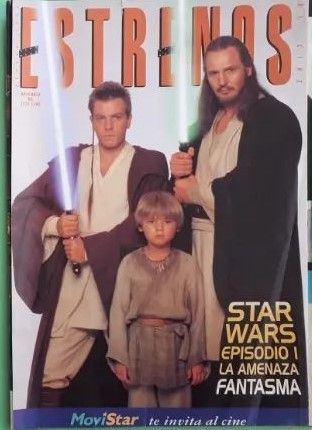 ESTRENOS DE CINE magazine side cover Issue 64 July/August 1999