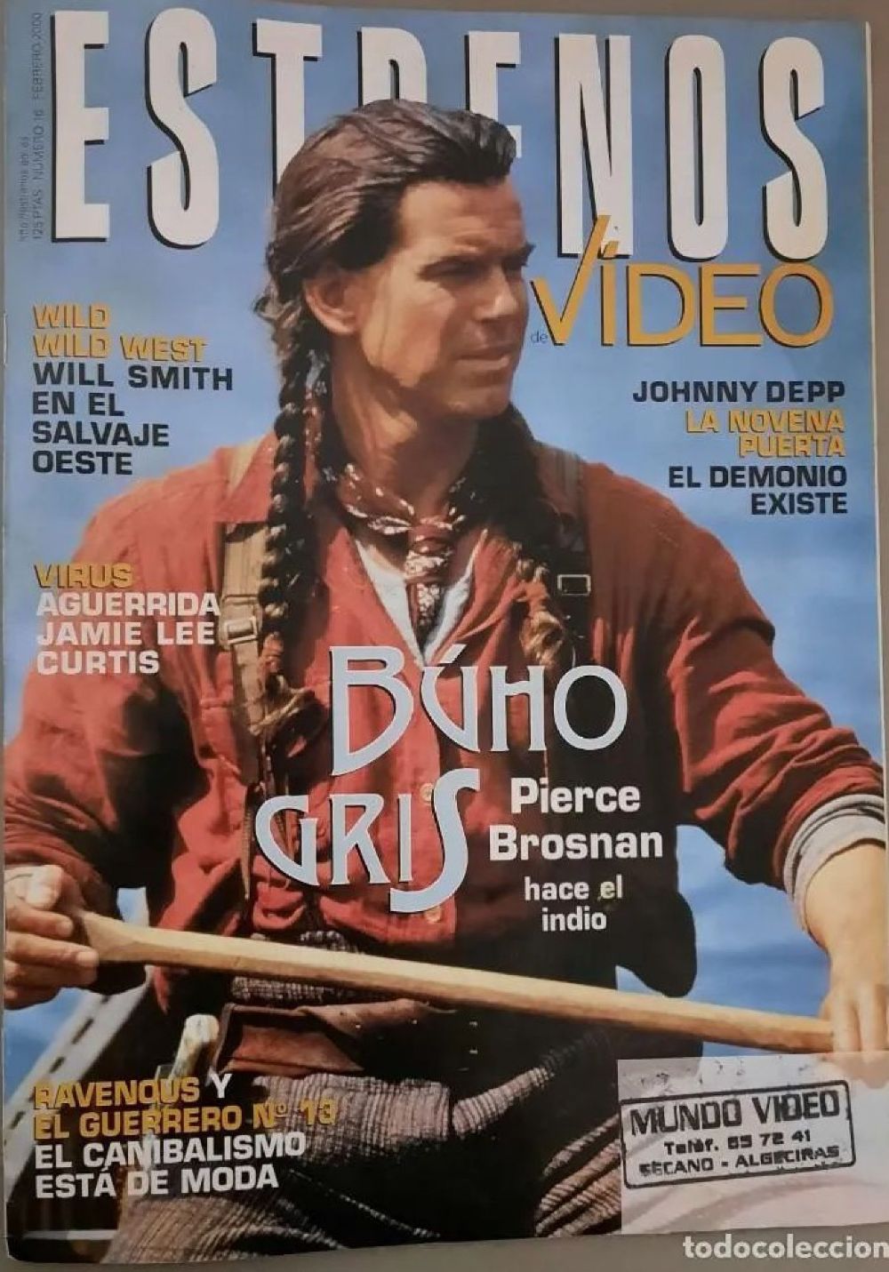 ESTRENOS DE VIDEO magazine side cover Issue 16  February 2000