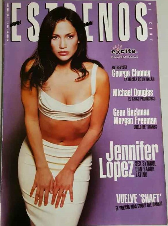 ESTRENOS DE CINE magazine side cover Issue 77  October 2000