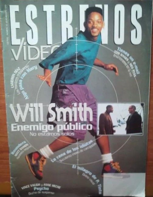 ESTRENOS DE VIDEO magazine side cover Issue 10 July/August 1999