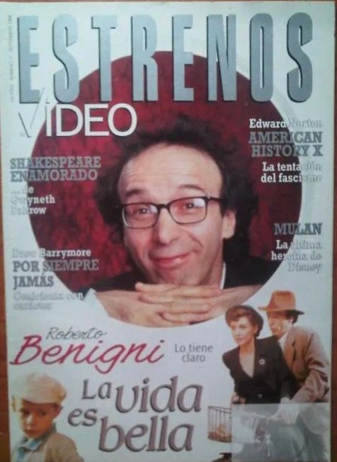 ESTRENOS DE VIDEO magazine side cover Issue 11 September 1999