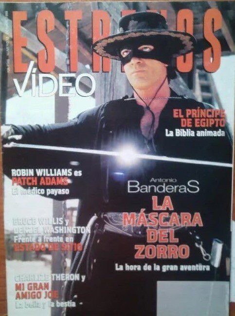 ESTRENOS DE VIDEO magazine side cover Issue 12 October 1999
