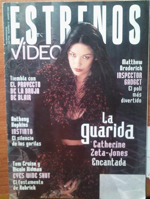 ESTRENOS DE VIDEO magazine side cover Issue 17 March 2000
