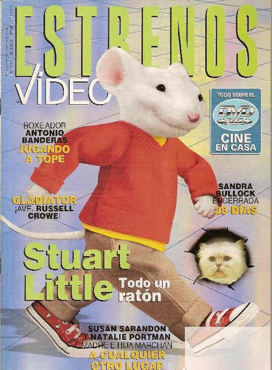 ESTRENOS DE VIDEO magazine side cover Issue 24 November 2000