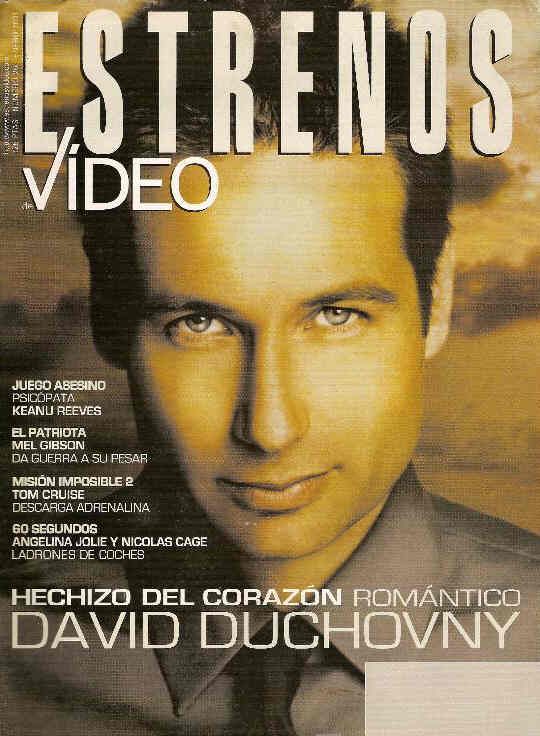 ESTRENOS DE VIDEO magazine side cover Issue 26 January 2001