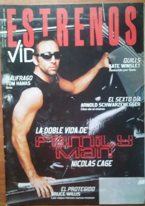 ESTRENOS DE VIDEO magazine side cover Issue 32 July/August 2001