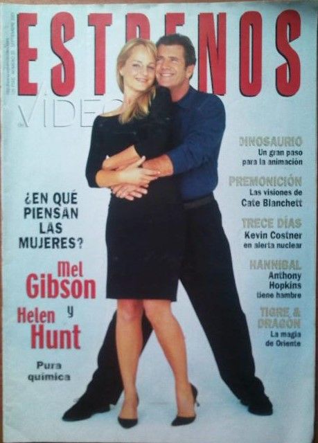 ESTRENOS DE VIDEO magazine side cover Issue 33 September 2001